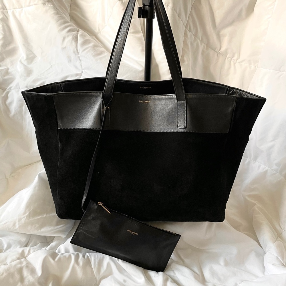 SOLD Saint Laurent Reversible Leather Tote Bag